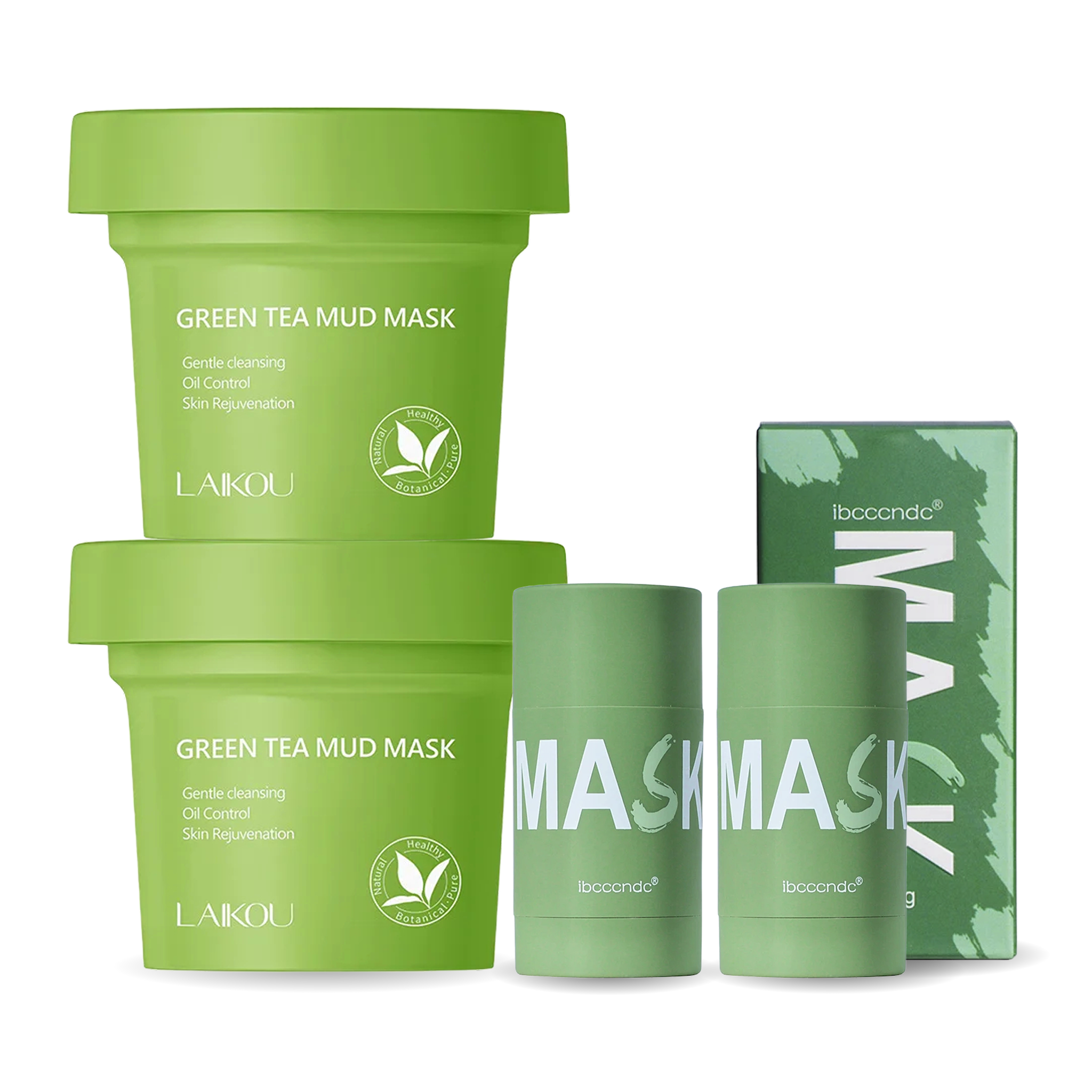 6 Months Deep Treatment Pack Green Tea Mud Mask - Best Mud