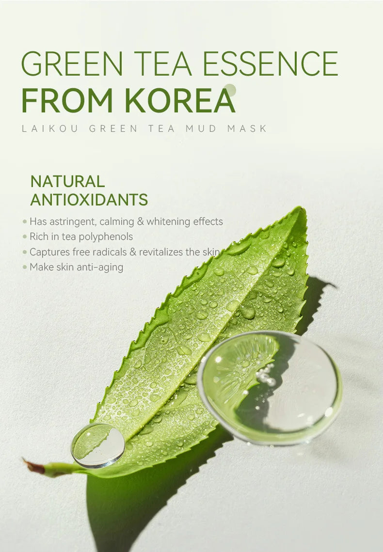 6 Months Deep Treatment Pack Green Tea Mud Mask - Best Mud