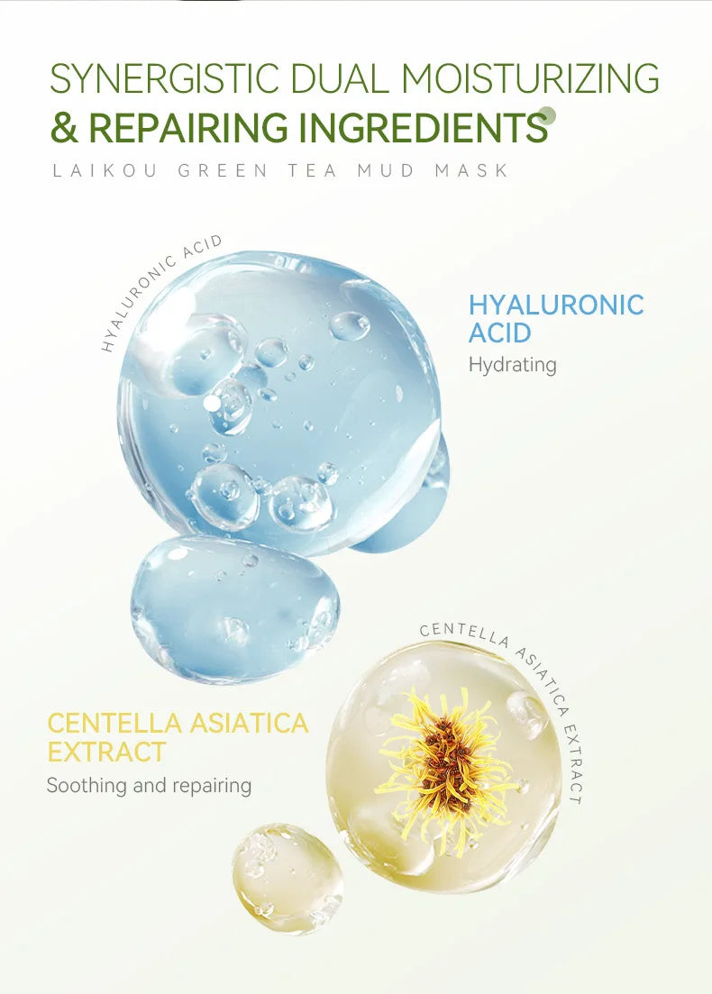 6 Months Deep Treatment Pack Green Tea Mud Mask - Best Mud